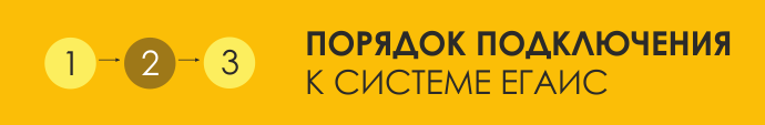 Порядок подключения к системе ЕГАИС